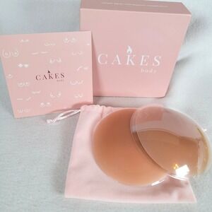 CAKES Body Womens Nipple Covers Non-Adhesive Grippy OG Size OS Caramel